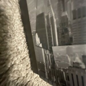 Black and White Cityscape Wall Art